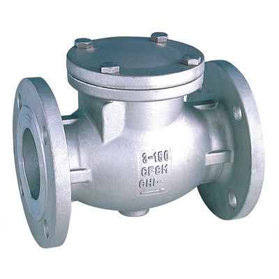 WCB Cast Steel Flange Check Valve DN15 300LB RF Flange Connection