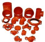1.5&quot; 3650PS Ductile Iron Fitting 75L 48.3mm Red Round Type Coupling