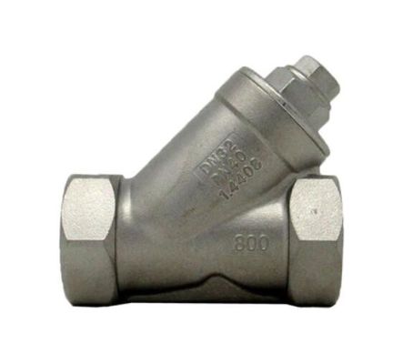 SS316 Y Strainer A351 Gr.CF8M 1/2&quot; 800# FNPT x FNPT Threaded Y Strainer