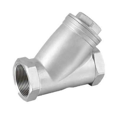 3/4&quot; Stainless Steel WYE Strainer Mesh Filter Valve 800WOG SS316 CF8M