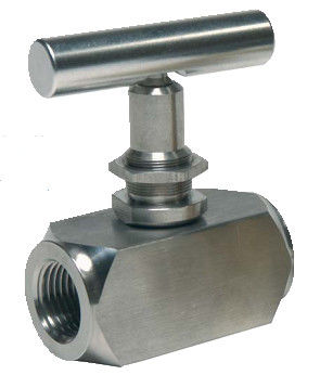 Carbon Steel Needle Valve 1/2&quot; MNPT X FNPT 60000 PSI For Water