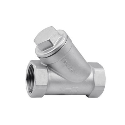 1 /4 -4 Inch 304 CF8M npt thread valve with strainer,stainless steel y strainer