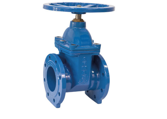 DN65 PN16 Cast Iron Flanged Gate Valve High Temperature Steam