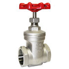 Hard Seal Stainless Steel Gate Valve Hand Operated CF8M SS304  1'' Class 150