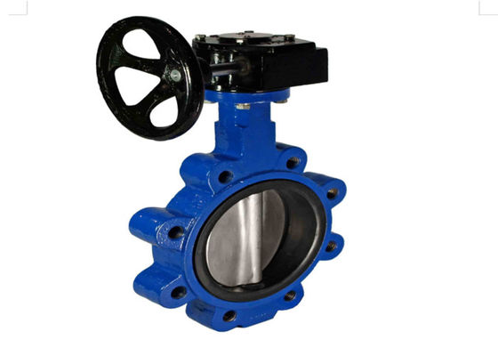 DN10mm DN25mm Manual Butterfly Valve , Stainless Steel Butterfly Valve