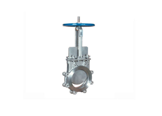 Manual Natural Rubber Sealed 150psi 316 Material Knife Gate Valve For Slurry