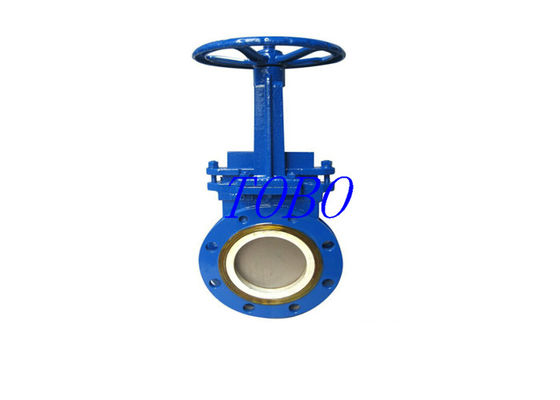 DN50 Cast Iron Knife Gate Valve ANSI 150LB Non Rising Stem Wafer Gate Valve