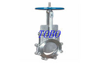 TOBO Durable High Temperature ANSI 150LB Stainless Steel 316 Wafer Knife Gate Valve