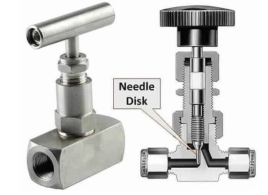 1/2&quot; Needle Valve 2500psi SS316 Female Flange End Threaded Steel Needle Valve