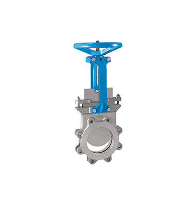 Bi Directional Knife Gate Valve 304 / 316SS Plated Gate 304SS Stem DN25