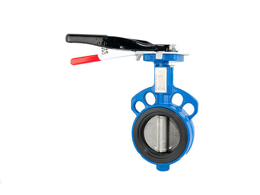 API 609 6 Inch Hand Gear Operated Wafer Lug Type Stainless Steel DN100 Butterfly Valve