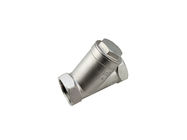PTFE Seat Stainless Steel Spring Check Valve 304SS Spring BSP End 316SS Angle Seated