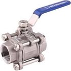 Stainless Steel ASTM A312 TP316L Steal Floating Ball Valve 3&quot; 150# Low Press Class