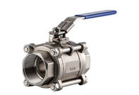 Stainless Steel ASTM A312 TP316L 2 PC Trunnion Ball Valve 16&quot; 150# Low Press Class