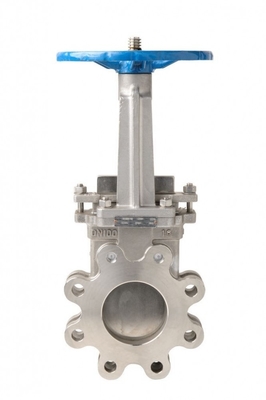 COVNA 4 inch Industry Knife Gate Valve Stainless Steel Wheel Handle Knife Gate Valve ANSI Slurry Knife Gate Valve