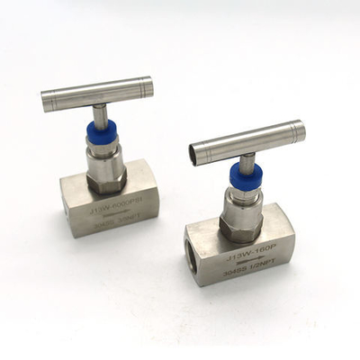 BSPP BSPT NPT Threaded Stainless Steel Body 1/2 Needle Valve