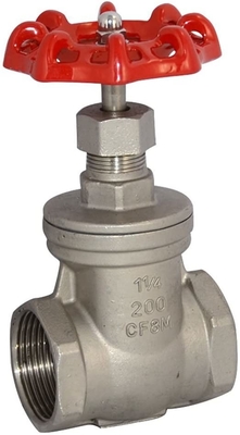 1-1/4&quot; 200PSI WOG Heavy Duty Gate Valve NPT Female SS316 CF8M
