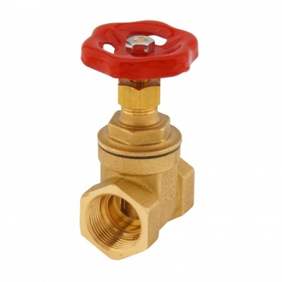 DN25 PN10 NPT End Female Gate Valve Brass Small Flow Resistance