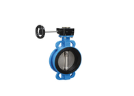 Custom Dn65 Dn800 Plastic PPH Seal Wafer Worm Gear Type Butterfly Valve For Cement Silo