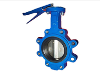 2-24&quot; DN50-DN600 OEM Valves Manufacturing Ductile Iron Wafer Type Butterfly Valve