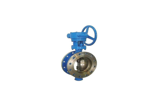 Custom Dn65 Dn800 Plastic PPH Seal Wafer Worm Gear Type Butterfly Valve For Cement Silo