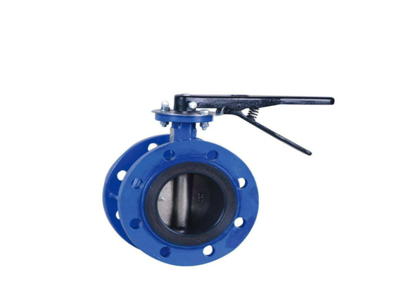 Hand Manual Butterfly Valve PN10 Three Way Cast Iron Lug Type Manual Butterfly Valves