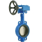 2'' 200 PSI Cast Iron Wafer Style Butterfly Valve Gear Operated