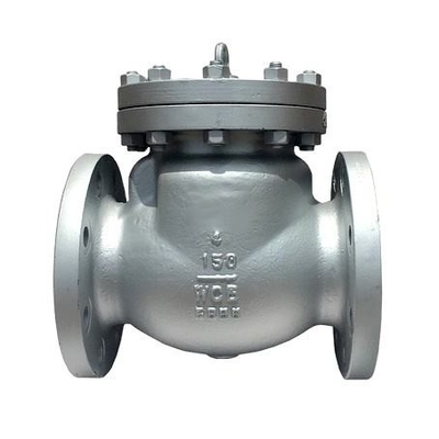 Flanged DIN DN50 DN100 DN200 PN25 Spring Loaded Cast WCB Piston Globe Check Valve