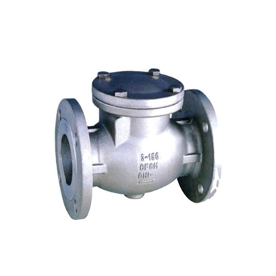 H44H Cast Steel Swing Check Valve Steam High Temperature One Way Flange Check Valve