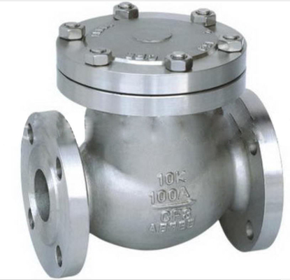 Flanged DIN DN50 DN100 DN200 PN25 Spring Loaded Cast WCB Piston Globe Check Valve