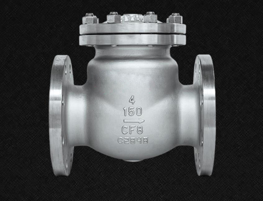 High Pressure Api 6d Class 200 Cf8 Swing 100mm 4&quot; 8&quot; F304 Ss Check Valve