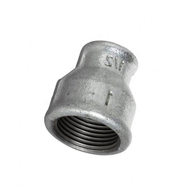 Malleable Iron Fitting Reducing Socket 1" NPT Female Galvanized Finish