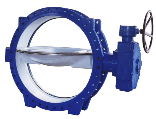 Wafer Butterfly Valve Double Eccentric Cast Steel Stainless Steel PTFE Seal Seat Wafer Butterfly Valve