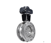 Wafer Butterfly Valve Double Eccentric Cast Steel Stainless Steel PTFE Seal Seat Wafer Butterfly Valve