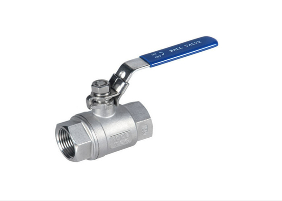 Stainless Steel 304 2PC Floating Ball Valve Threaded Ends Full Bore Ball Valve