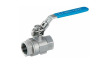 Top Entry Stainless Steel 3 Way Ball Valve T Type Internal Thread Manual Operated