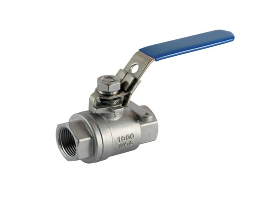 1/2 Inch Ss304 316 Stainless Steel Key Lock Sanitary 2pcs Port Female Thread Steam Ball Valve