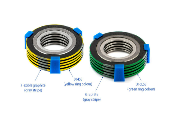 20&quot; 150# Thickness 3.2mm SUS304 SS321 SS317L Metal Graphite Spiral Wound Gasket High Pressure&amp;Temperature ASME B16.20