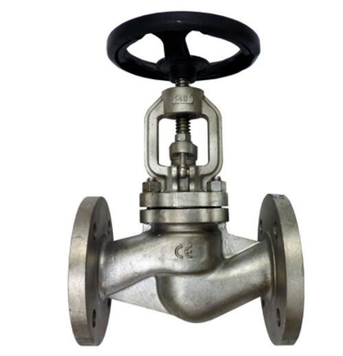 ANSI A216 WCB RF / RTJ Flanged Globe Valves DN600 , Bellow Seal Globe Valve