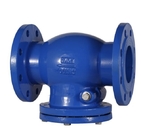 DI Construction Flanged Ball Check Valve Axial Disc Applications Pumping stations