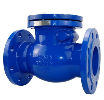 DN100 4 inch PN10 Cast iron flange swing check valve manufacturer with competitive price