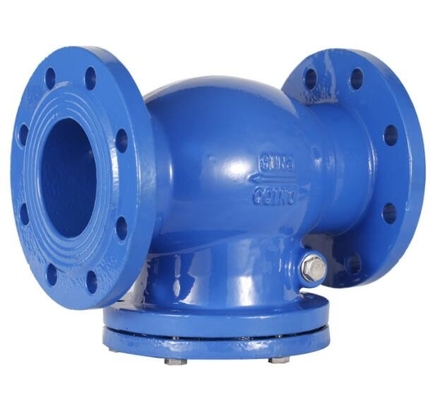 DIN Cast Iron / Steel Lift Double Flanged Ball Check Valve , Non Return Valve