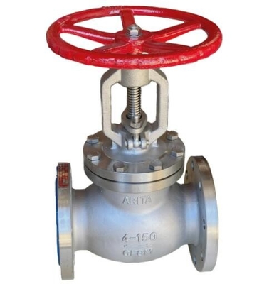 Hand Wheel Manual Flanged DIN Globe Valve Angle Type For Shipboard / Steam