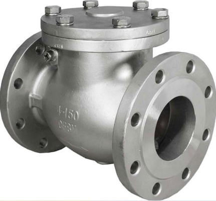 4 Inch Carbon Steel PN10 Manual Operated Ceramic Swing Flange Check Valve