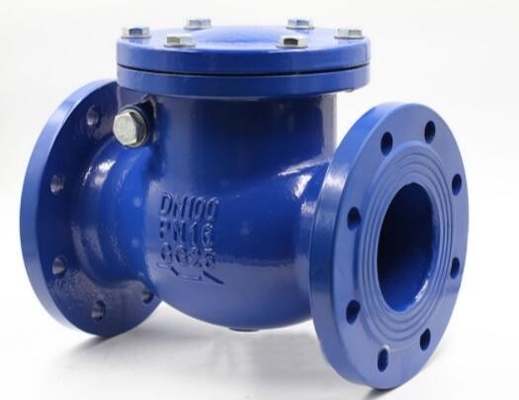 Factory DN100 4 Inch PN10 Cast Iron Flange Swing Check Valve Manufacturer With Competitive Price