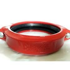 3 In Grooved Painted Ductile Iron Coupling Pipe Clamp With E Gasket