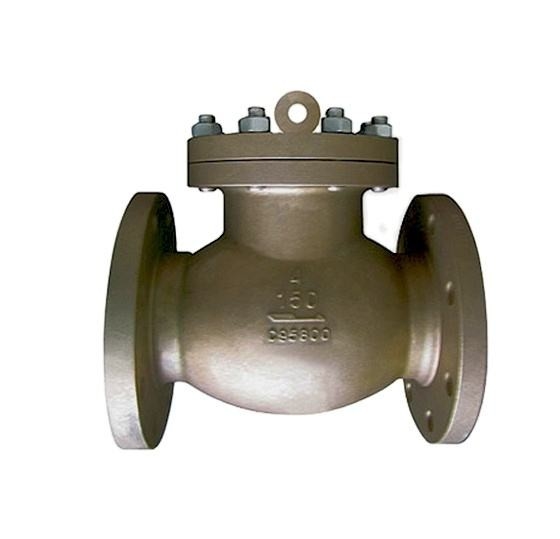 Gas Pipeline Rubber Lined Swing Check Valve 5&quot; 150 Lb