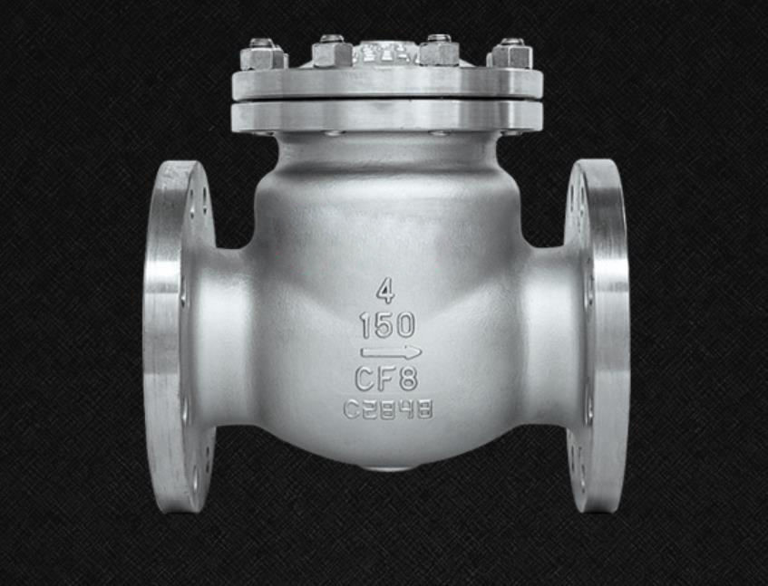 High Pressure Api 6d Class 200 Cf8 Swing 100mm 4" 8" F304 Ss Check Valve