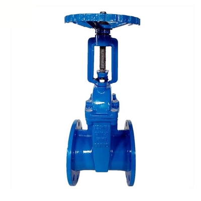Resilient Seated Gate Valve 175PSI Cast Iron Plug Valve Lifting Type Quarter Turn Rotational Motion Flanged Ends