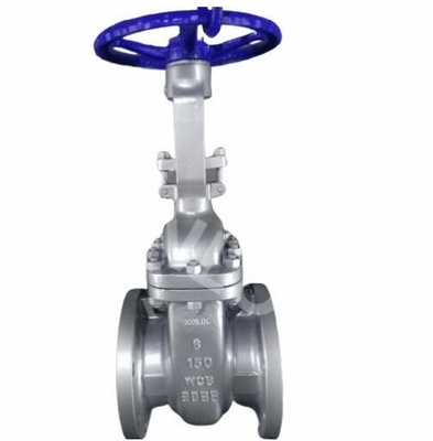 COVNA DN150 6 Inch Wheel Handle Operated PN16 High Pressure Resilient Seat Flange End Stainless Steel 316